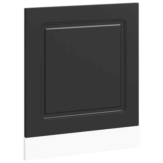 Panel Na Myčku "Kalmar" Černý 60X1,5X67 Cm Kompozitní Dřevo Černá