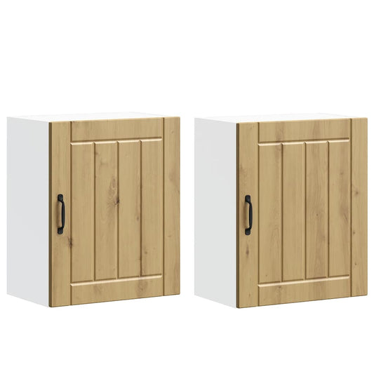 Kuchyňské Nástěnné Skříňky 2 Ks Lucca Artisan Dub, Implementované Dřevo
