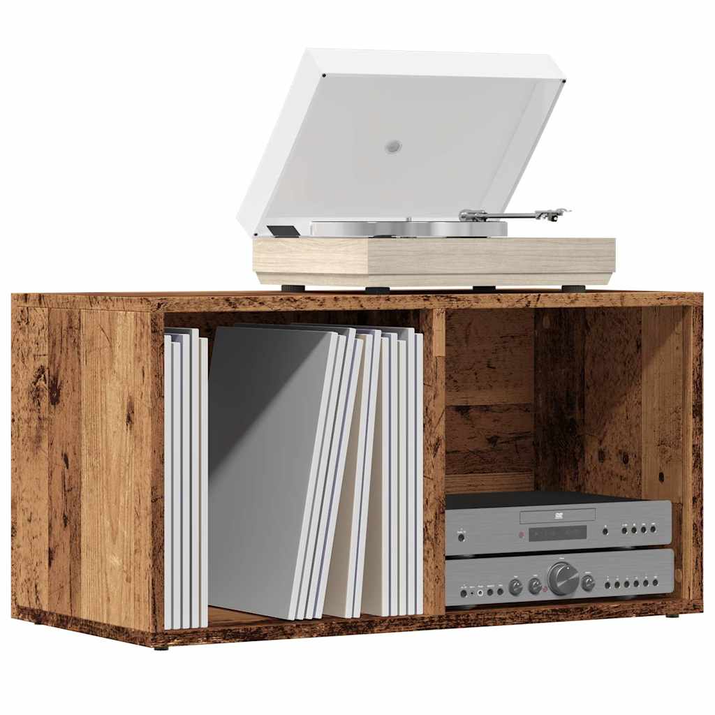 Úložný Box Na Lp Desky 71X34X36 Cm Kompozitní Dřevo