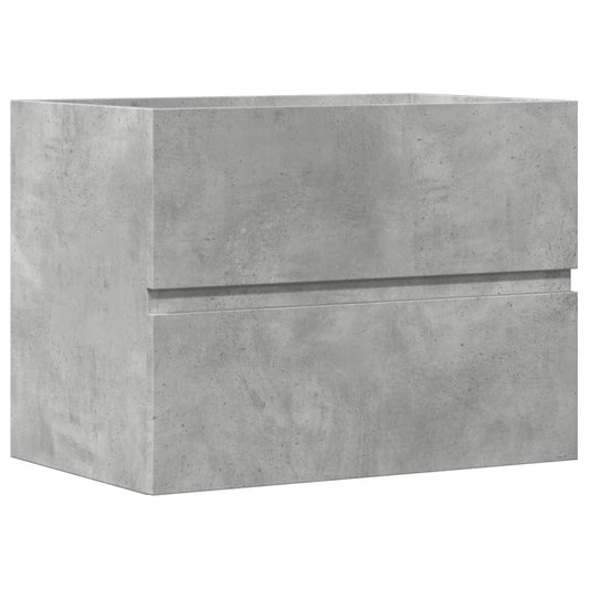 Koupelnová Skříňka Betonově Šedá 60X38,5X45 Cm Kompozitní Dřevo