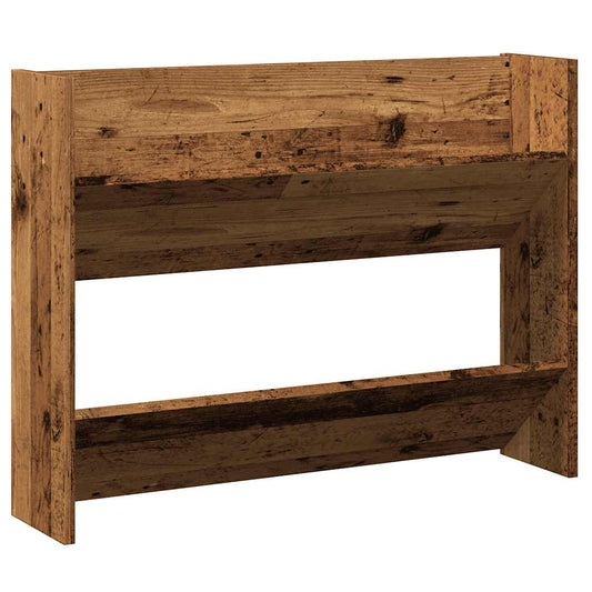 Nástěnný Botník Old Wood 80 X 18 X Kompozitní Dřevo Staré Dřevo
