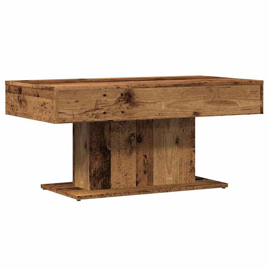 Konferenční Stolek Staré Dřevo 96 X 50 X 45 Cm, Umělé Dřevo