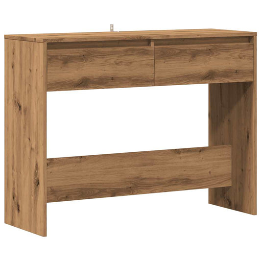 Konzolový Stolek Dub Artisan 100X35X76,5 Cm Kompozitní Dřevo