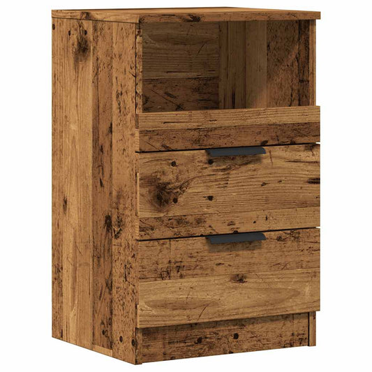 Noční Stolek Old Wood 40 X 36 X 65 Cm Kompozitní Dřevo