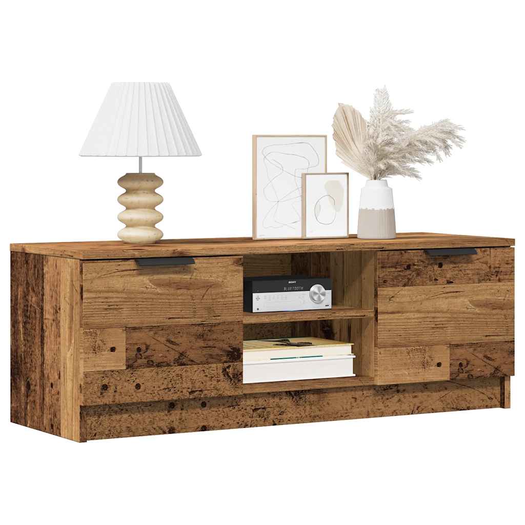 Tv Skříňka Betonově Šedá 102 X 35 X 36,5 Cm Kompozitní Dřevo