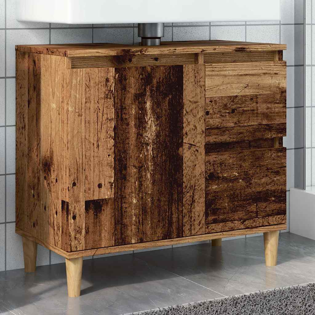 Koupelnová Skříňka 65 X 33 X 60 Cm Kompozitní Dřevo