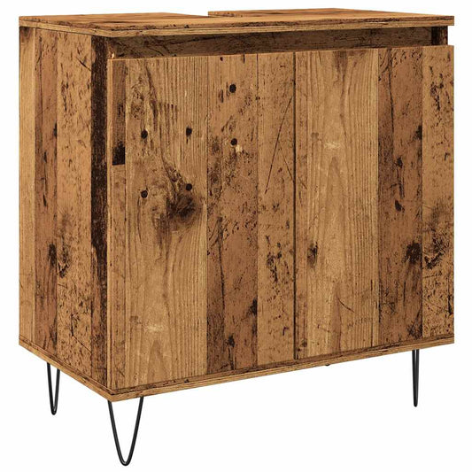 Koupelnová Skříňka Old Wood 58 X 33 X 60 Cm Kompozitní Dřevo