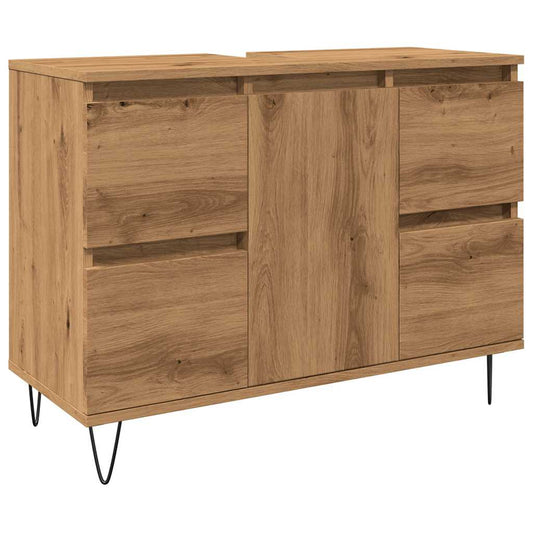 Koupelnová Skříňka 80 X 33 X 60 Cm Kompozitní Dřevo