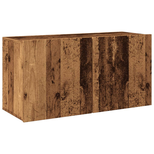 Tv Skříňka Nástěnná Old Wood 80 X 30 X 41 Cm