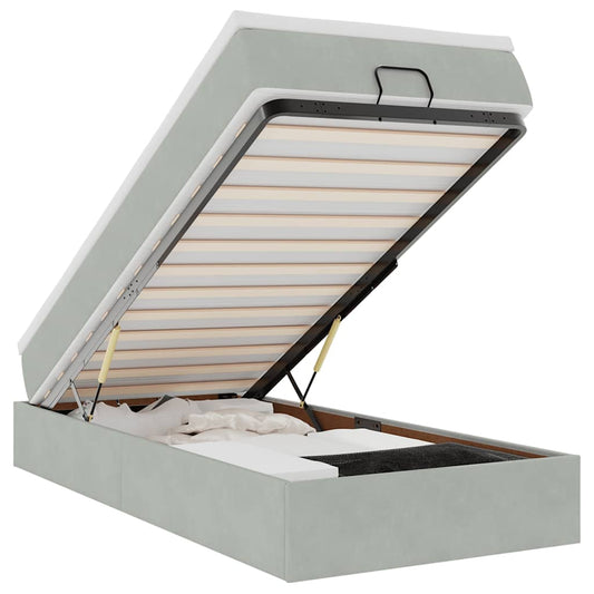 Osmanský Rám Postele S Matrací 90X200Cm Samet