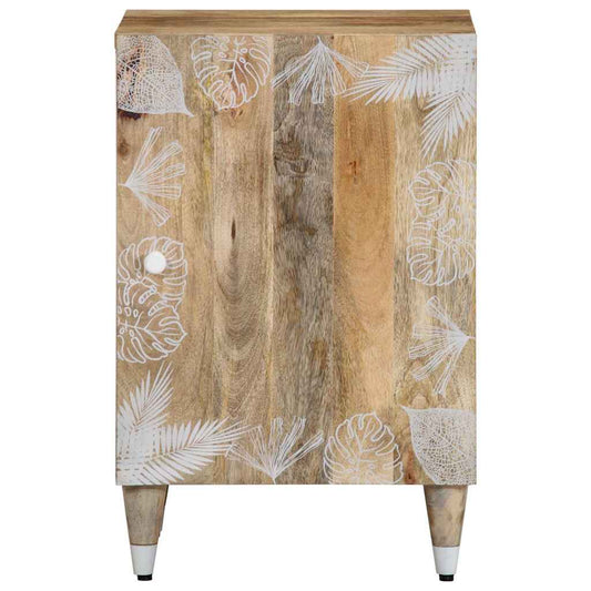 Koupelnová Skříňka 38 X 33,5 X 58 Cm Masivní Mangovníkové Dřevo