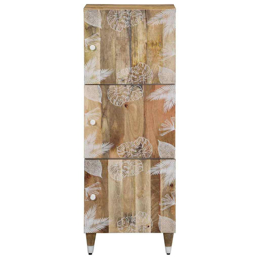 Skříň Highboard 40X33,5X110 Cm Masivní Mangovníkové Dřevo
