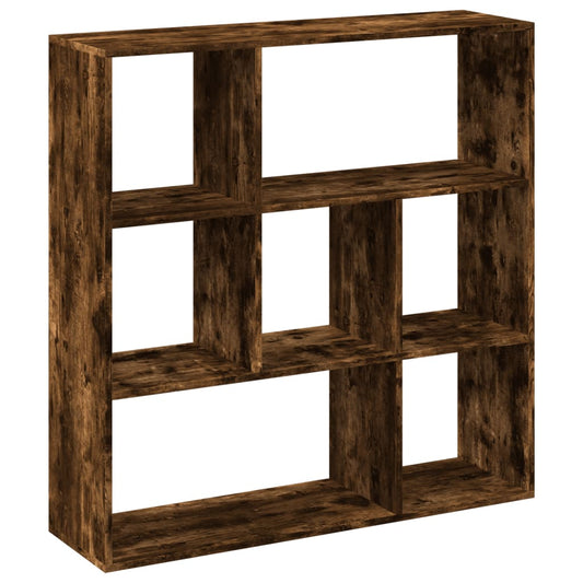 Knihovna/Dělící Stěna 102X29X103,5 Cm Kompozit Kouřový Dub