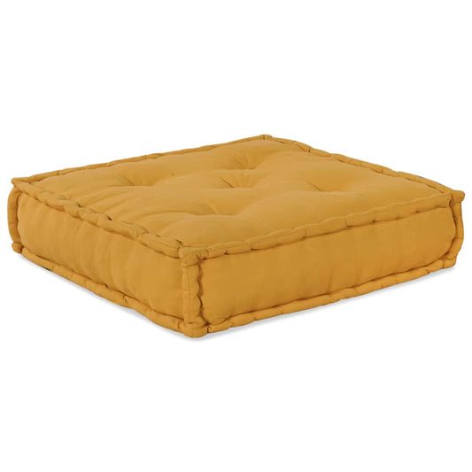 Modulová Pohovka Textil Žlutá 210 X 140 X 56 Cm