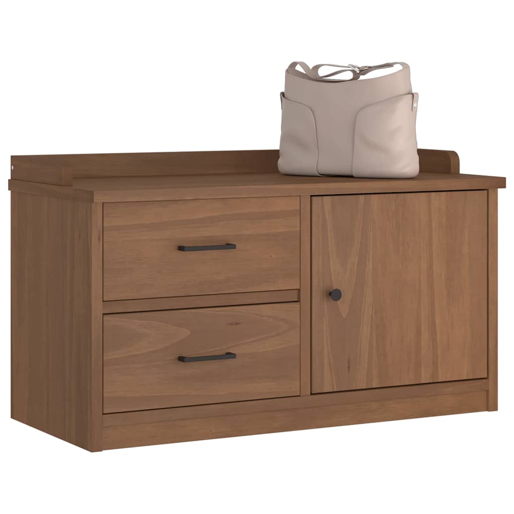 Lavice Do Předsíně Sandnes 87X40X50 Cm Masivní Borovice