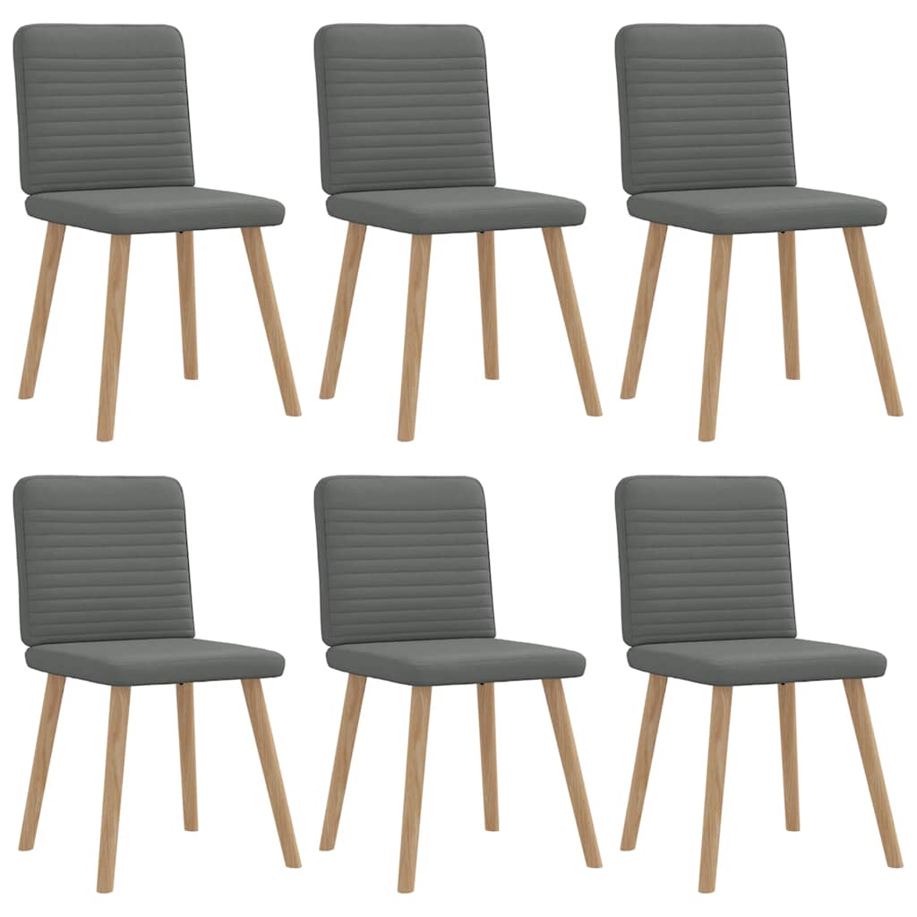 Jídelní Židle 2 Ks Černé Textil