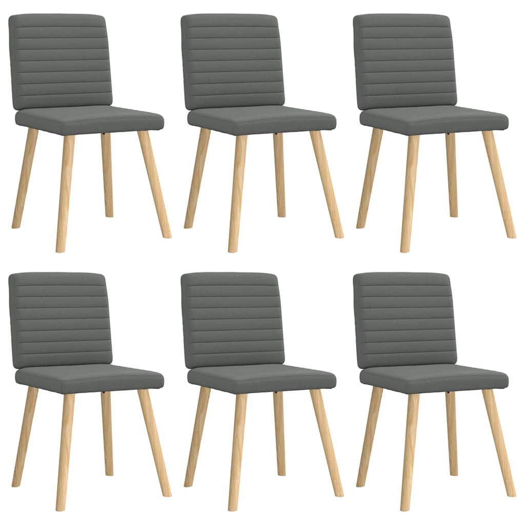 Jídelní Židle 2 Ks Černé Textil