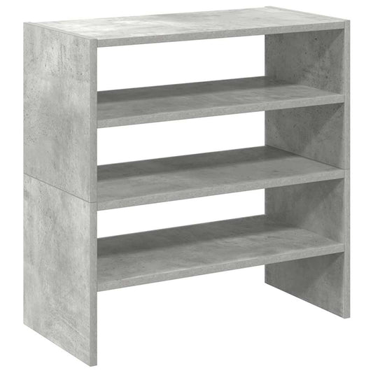 Stohovatelné Botníky 2 Ks Betonově Šedá 60X30X30,5 Cm