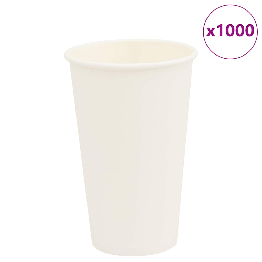 Papírové Kelímky Na Kávu 1000 Pcs 4Oz 100Ml Bílé