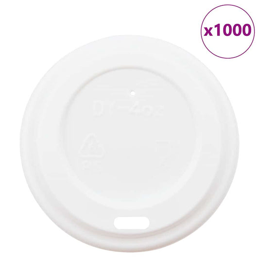 Papírové Víčka Na Kávu Ø 4Oz 1000 Pcs Bílé Plast