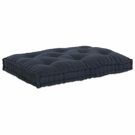 Polstrovaný Pohovkový Polštář Antracitová 120 X 80 X 12 Cm