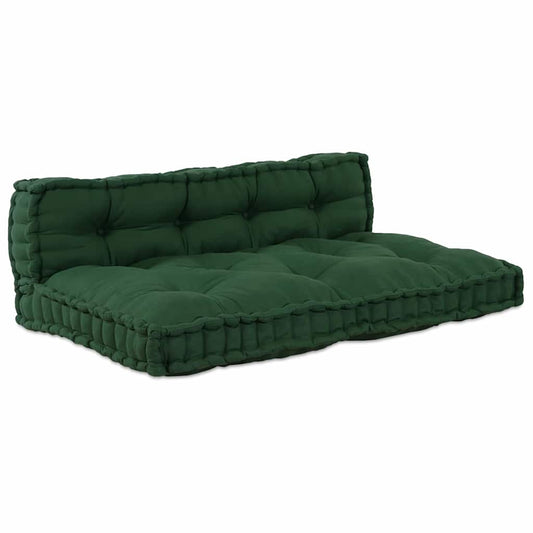 Polstrovaný Pohovkový Polštář 2 Pcs Textil Zelená