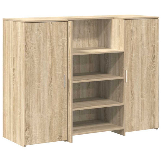 Recepční Stůl Dub Sonoma 135X50X103,5 Cm Kompozitní Dřevo