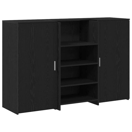 Recepční Stůl Černý Dub 155X50X103,5 Cm Kompozitní Dřevo