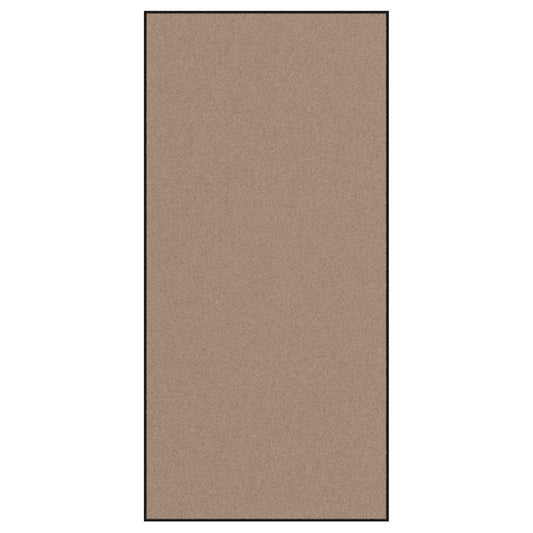 Rohož Béžová A Černá 120 X 250 Cm 100% Polyamid