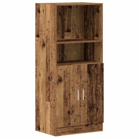 Kuchyňská Skříňka Old Wood 57X41,5X131,5 Cm Kompozitní Dřevo