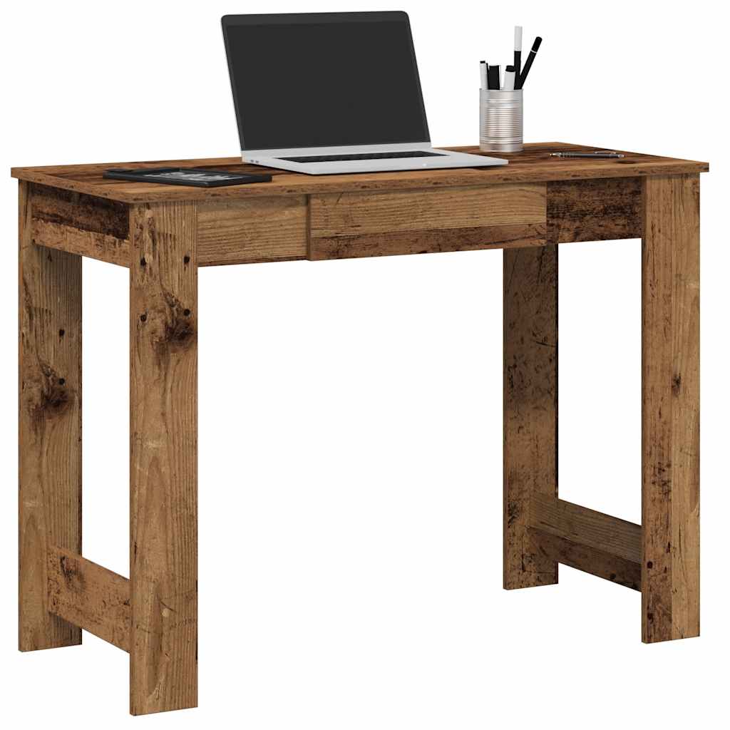 Psací Stůl Betonově Šedý 100X45X75 Cm Dřevotříska