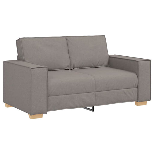 Dvoumístná Pohovka Taupe 120 Cm Látka