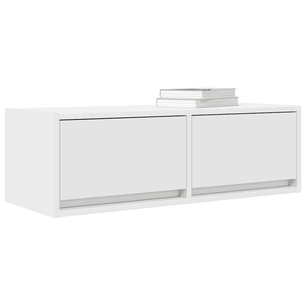 Tv Skříňky 2 Ks Bílá 80X31X25,5 Cm Dřevěná Konstrukce