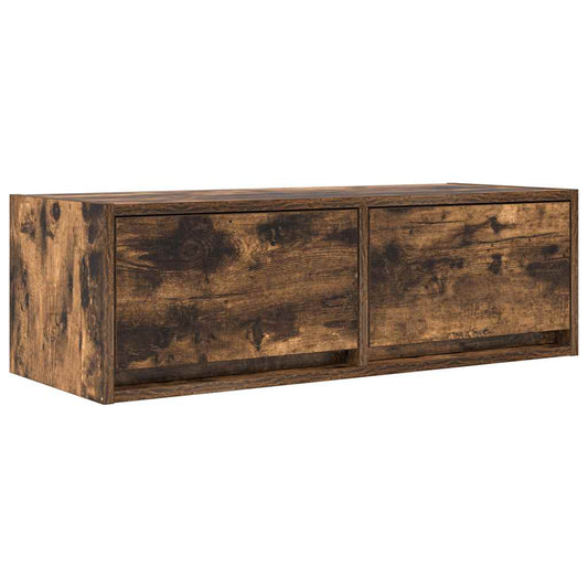 Tv Skříňka Kouřový 80X31X25,5 Cm Kompozitní Dřevo