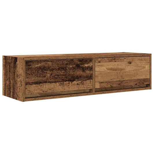 Televizní Skříň 100 X 31 X 25,5 Cm Staré Dřevo Kompozitní Dřevo