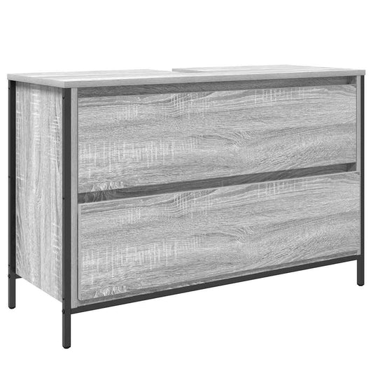 Koupelnová Skříňka S Umyvadlem A Zásuvkami Grey Sonoma