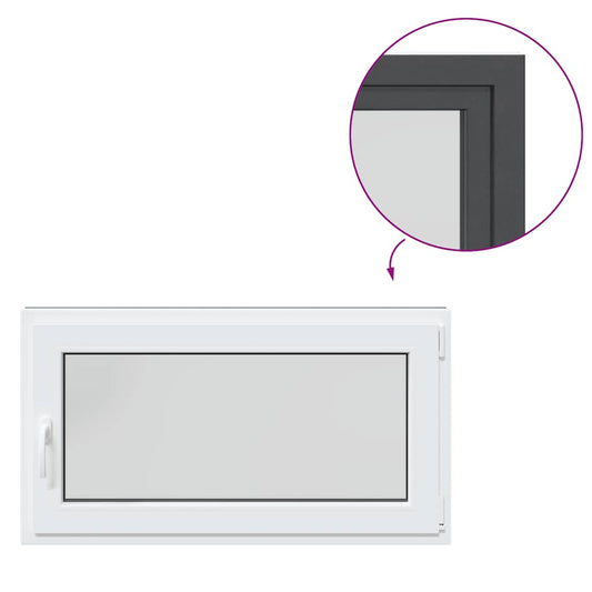 Sklepní Okno Risor 110X50 Cm Sklopné&Otočné Din Pravé