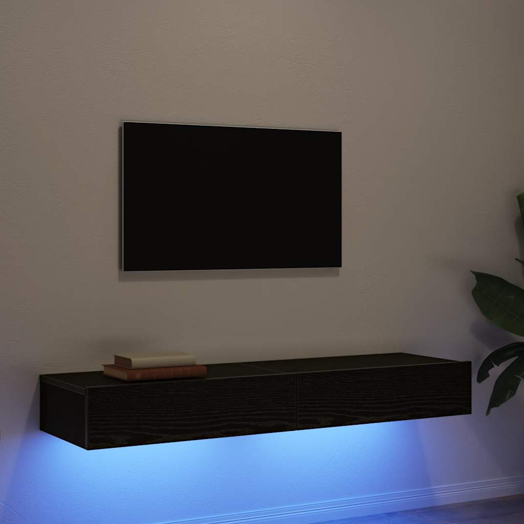Tv Skříňka S Led Osvětlením 60 X 35 X 15,5 Cm