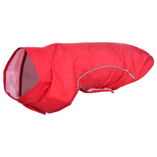 Pláštěnka Pro Psy S Reflexními Proužky Polyester Červená