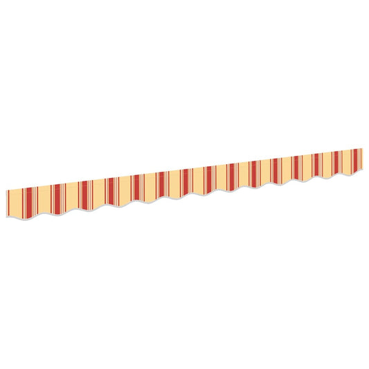 Náhradní Lem Markýzy Žlutá A Oranžová 230 X 20 Cm Polyester