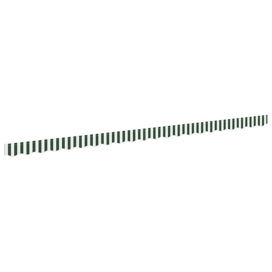 Náhradní Lem Markýzy Zelená A Bílá 480 X 20 Cm Polyester