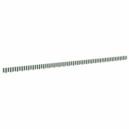 Náhradní Lem Markýzy Zelená A Bílá 580 X 20 Cm Polyester