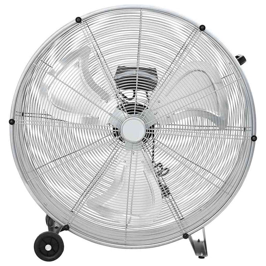 Bubenový Ventilátor S Kolem 79 X 37 X 82 Cm Hliník