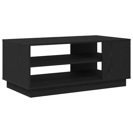 Konferenční Stolek Černý Dub 102 X 55 X 43 Cm Kompozitní Dřevo