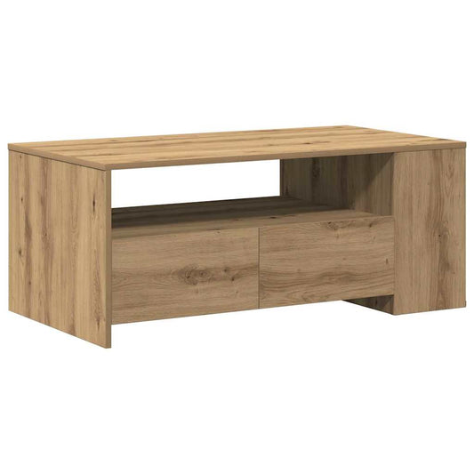 Konferenční Stolek Artisanový Dub 102 X 55 X 43,5 Cm