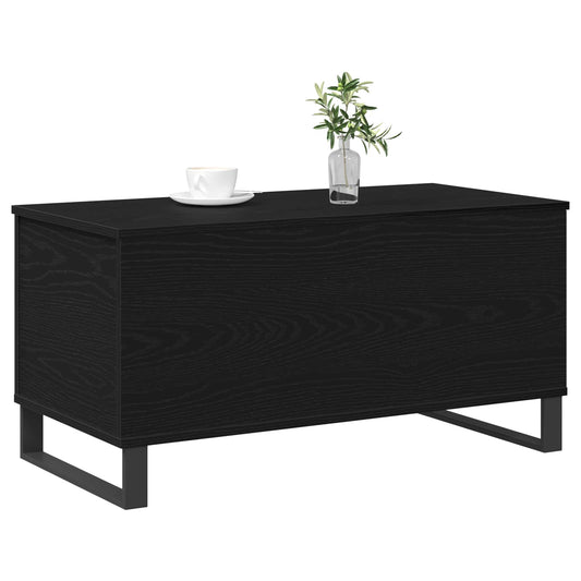 Konferenční Stolek Černý Dub 90 X 44,5 X 45 Cm Kompozitní Dřevo