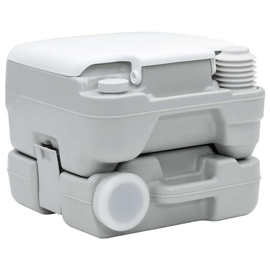 Campingové Wc Šedá A Bílá 41,5 X 36,5 X 30 Cm Polyethylen