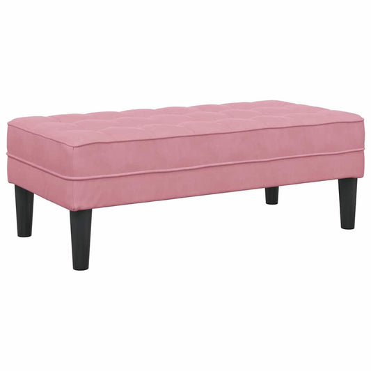 Lavice S Polštářem 113 X 57 X 39 Cm Samet