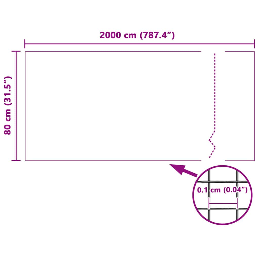 Síť Proti Hmyzu Bílá 80 X 2000 Cm Skelný Polyester