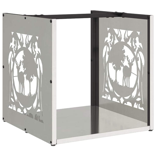 Stojan Na Palivové Dřevo 40X40X40 Cm Z Nerezové Oceli